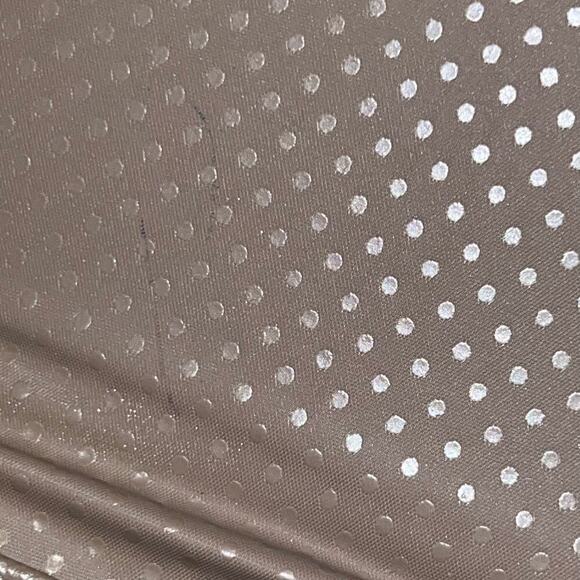 Vintage Soft Faux Leather Taupe Clutch Handbag with Snaplock Closure Wrist Purse - Picture 9 of 13